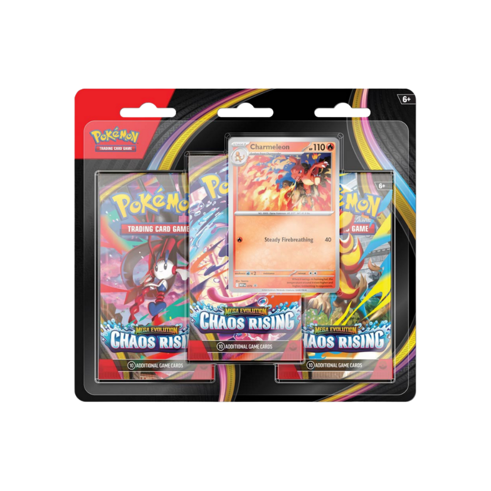 Mega Evolution — Chaos Rising 3-Booster Blister