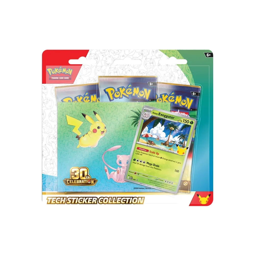 Pokémon TCG: 30th Celebration Tech Sticker Collection—Alolan Exeggutor (Pre-Order)